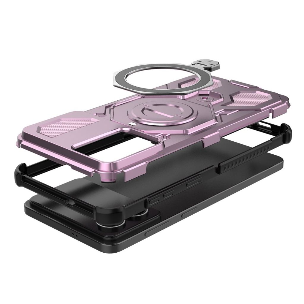 Samsung Galaxy S26 Edge Skal med Stativ - Rosa