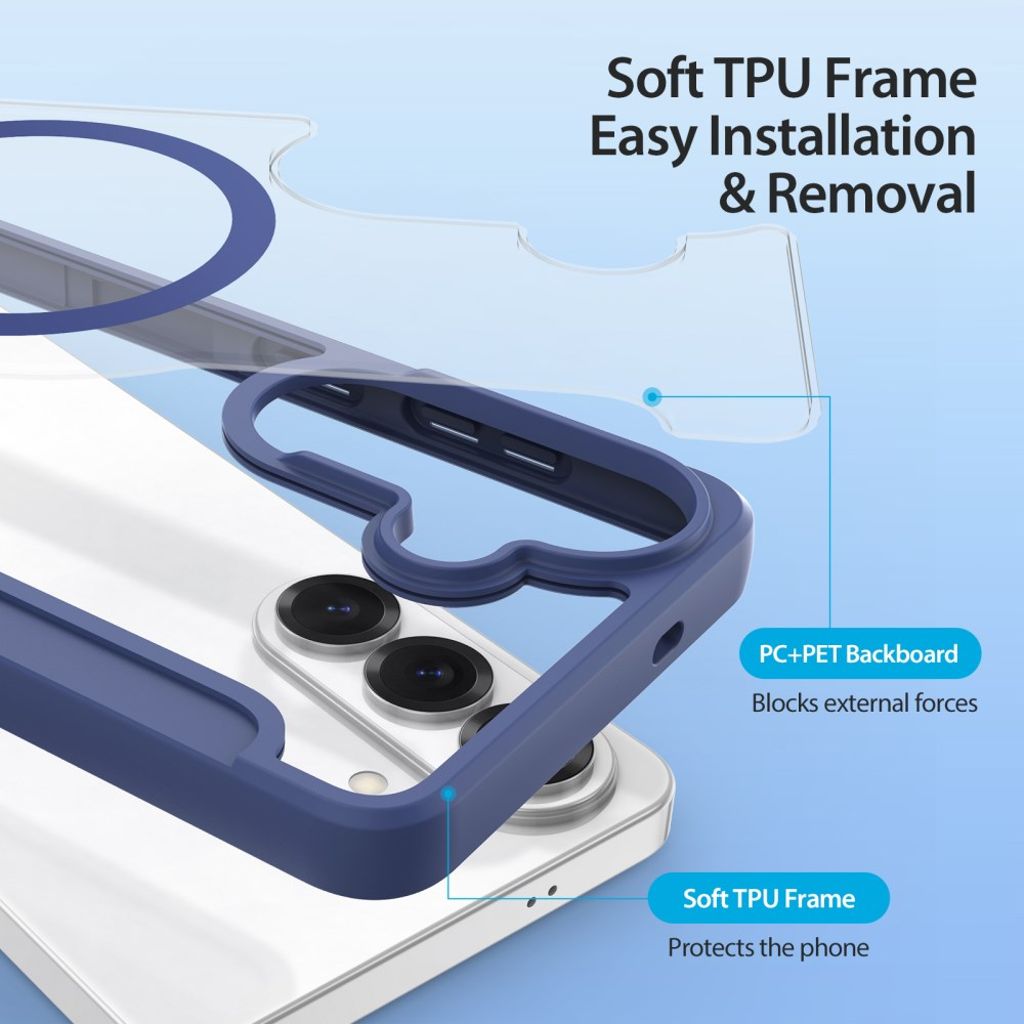 DUX DUCIS Samsung Galaxy S26 Plus MagSafe Lommeboketui - Blå