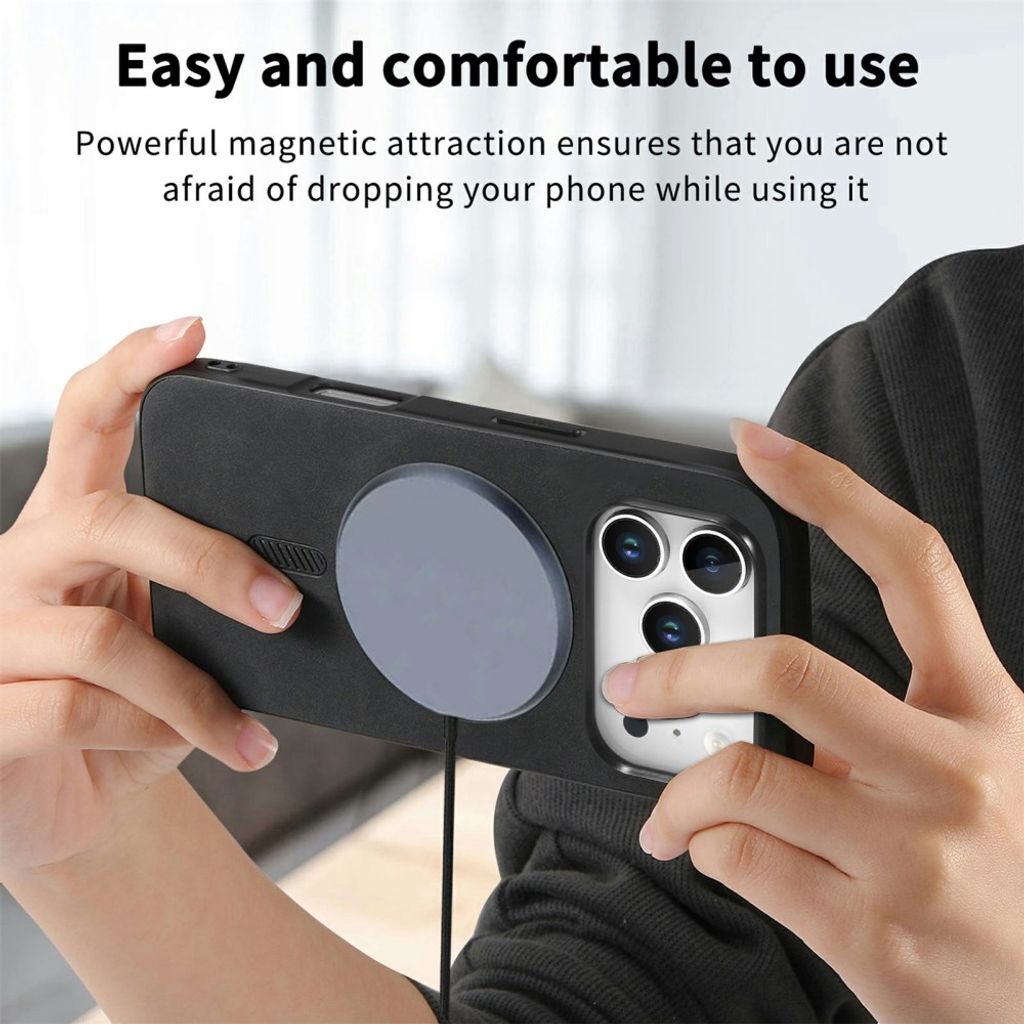 iPhone 18 Pro & iPhone 17 Pro MagSafe PU Læder Cover - Gul