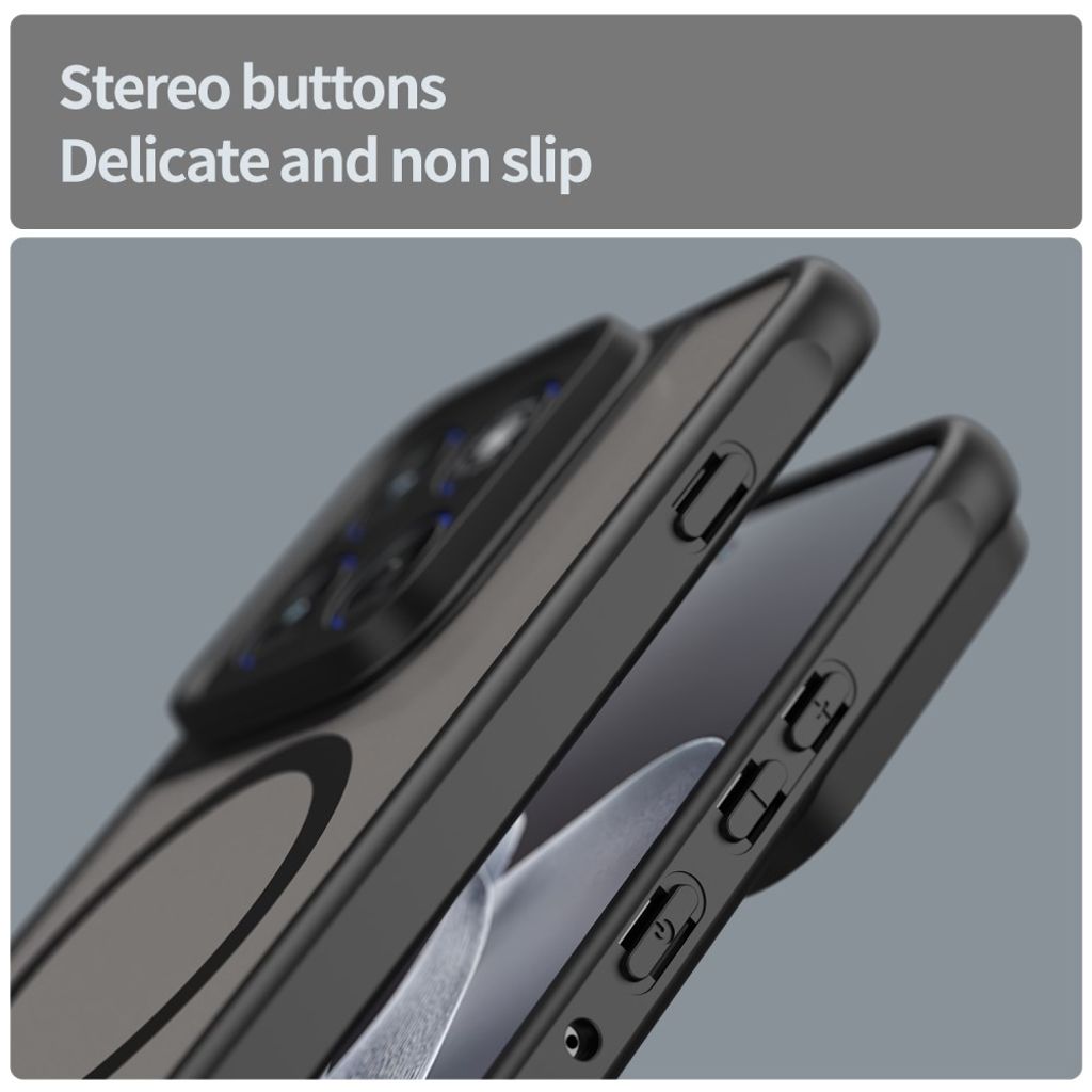 Motorola Edge 70 5G MagSafe Stötsäkert Skal – Svart