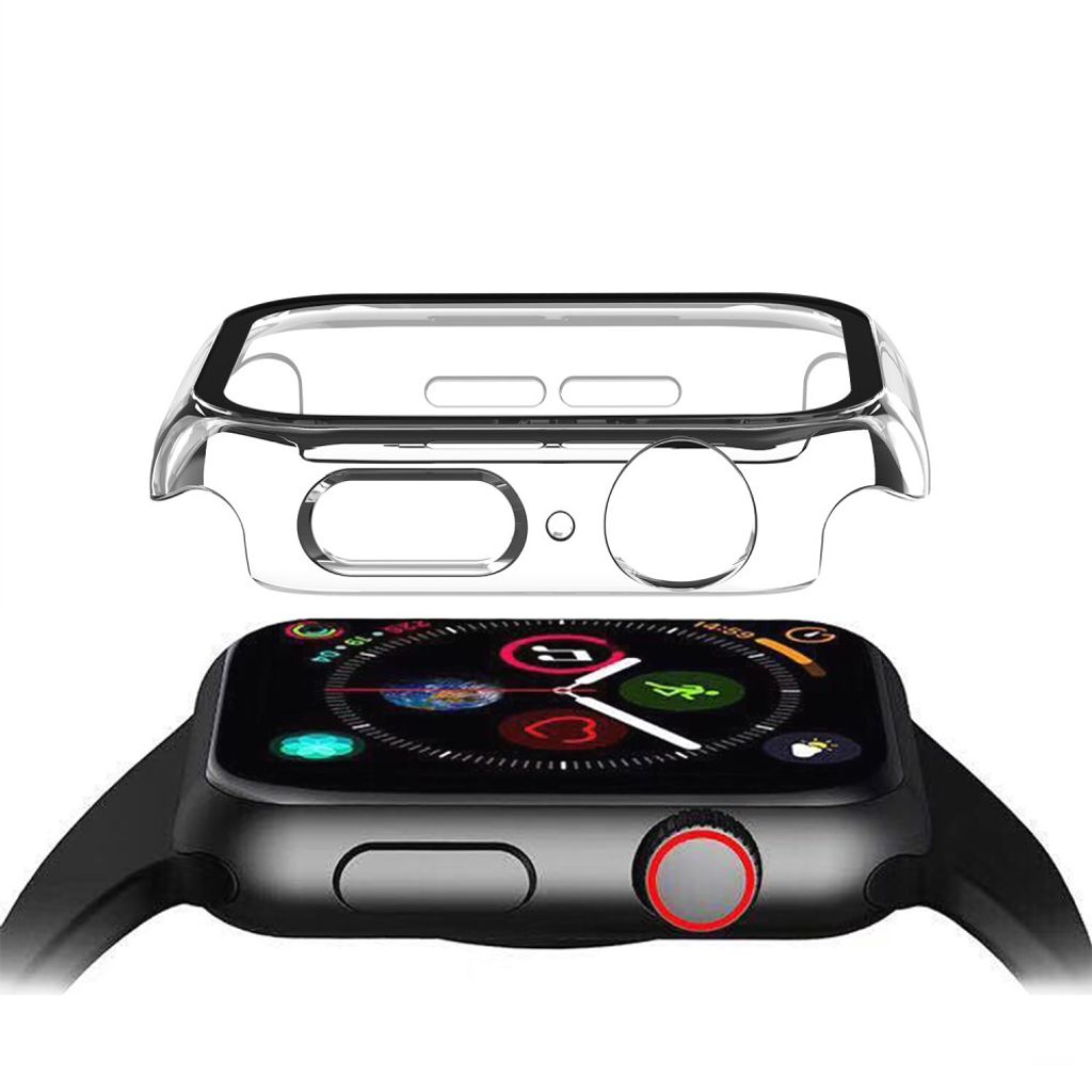 Apple Watch SE/SE (2022)/Serie 6/5/4 Cover med Skærmbeskyttelse – Gennemsigtig
