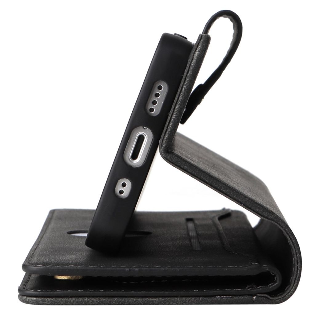 iPhone 12 Mini Cover with Stand - Black