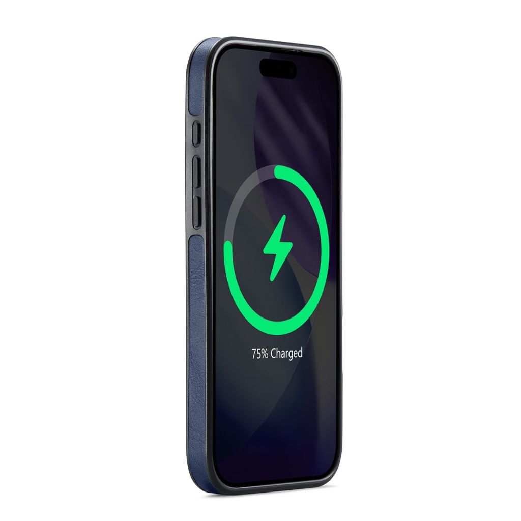 MAGKING K1 iPhone 18 Pro / 17 Pro MagSafe Skal i PU-läder - Blå