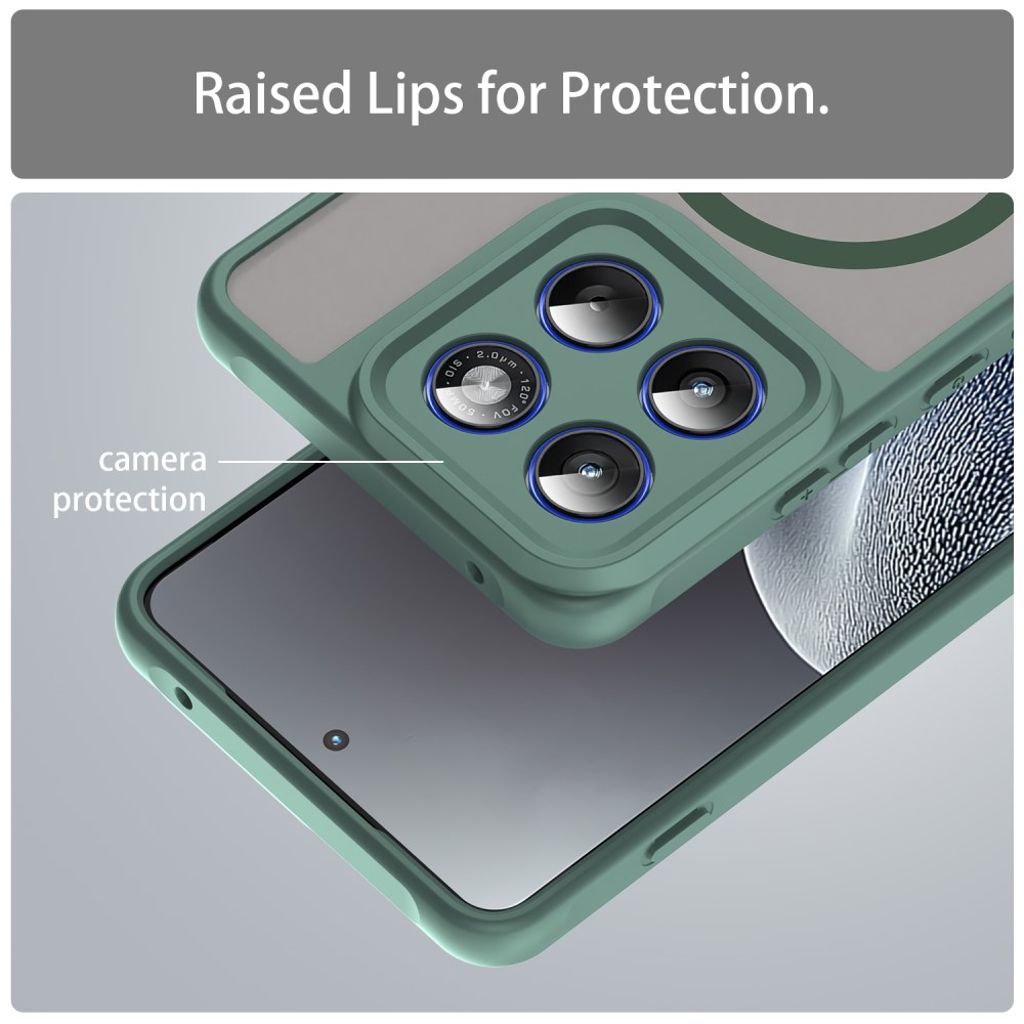 Motorola Edge 70 5G MagSafe Compatible Shock Proof Case - Green