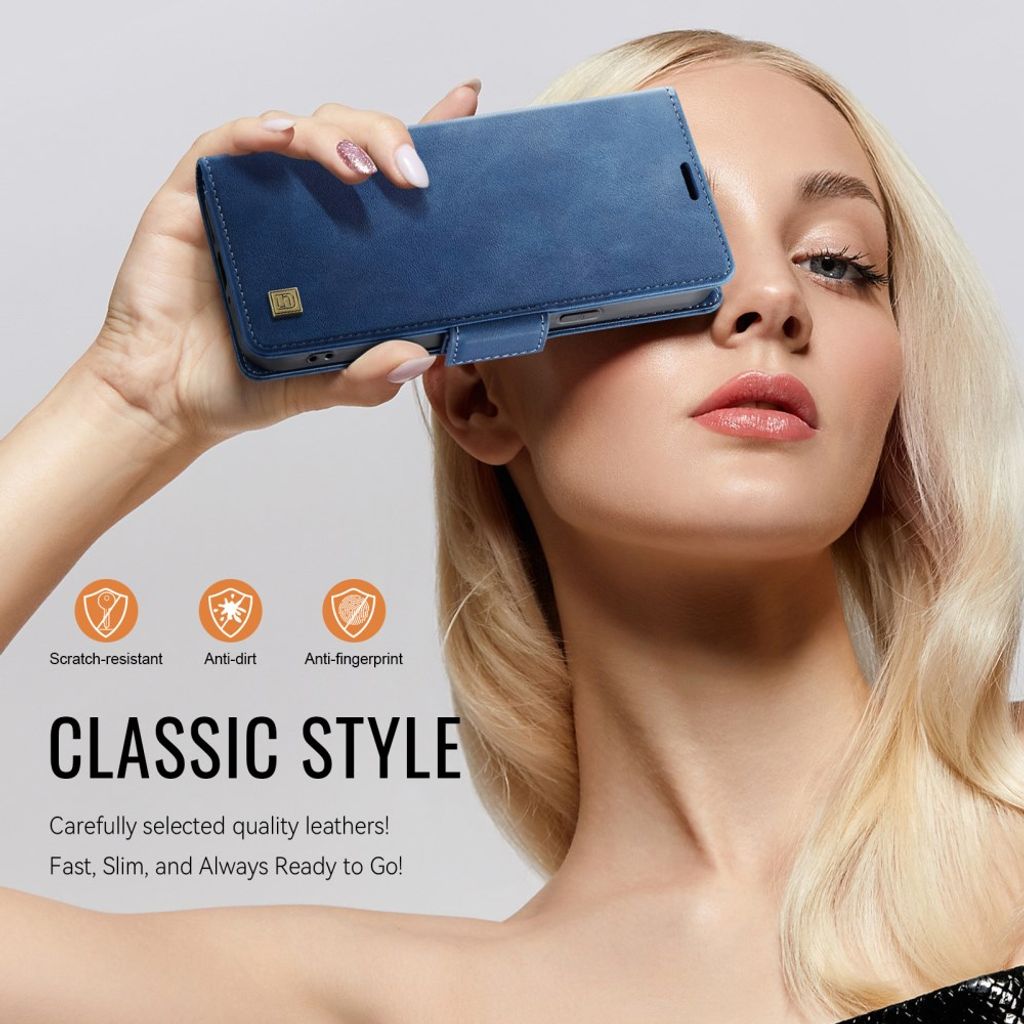 AUTSPACEA11 Google Pixel 11 Pro XL LommebokCover RFID blokkering - Blå