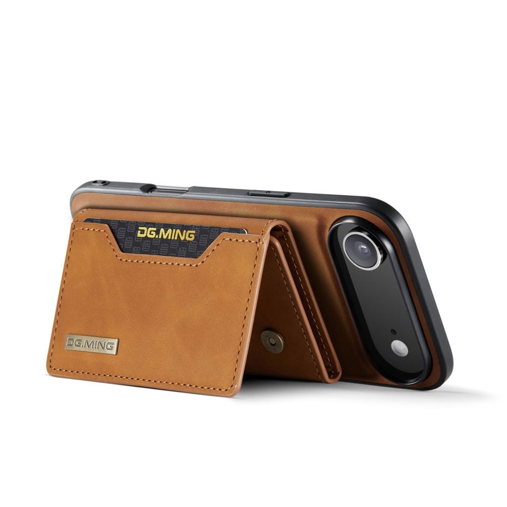 DG.MING iPhone Air Cover med Pung - Brun