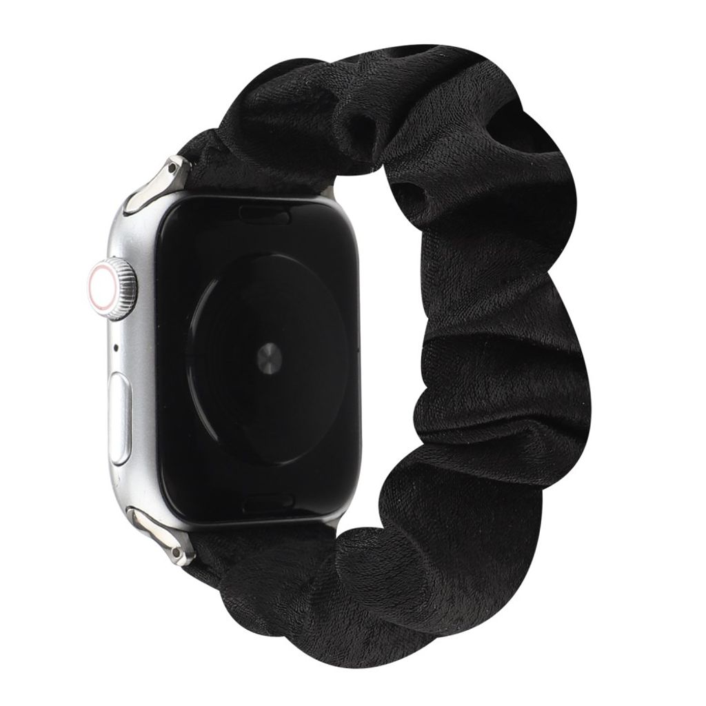 Apple Watch 38/40/41/42mm Urrem Scrunchie – Sort