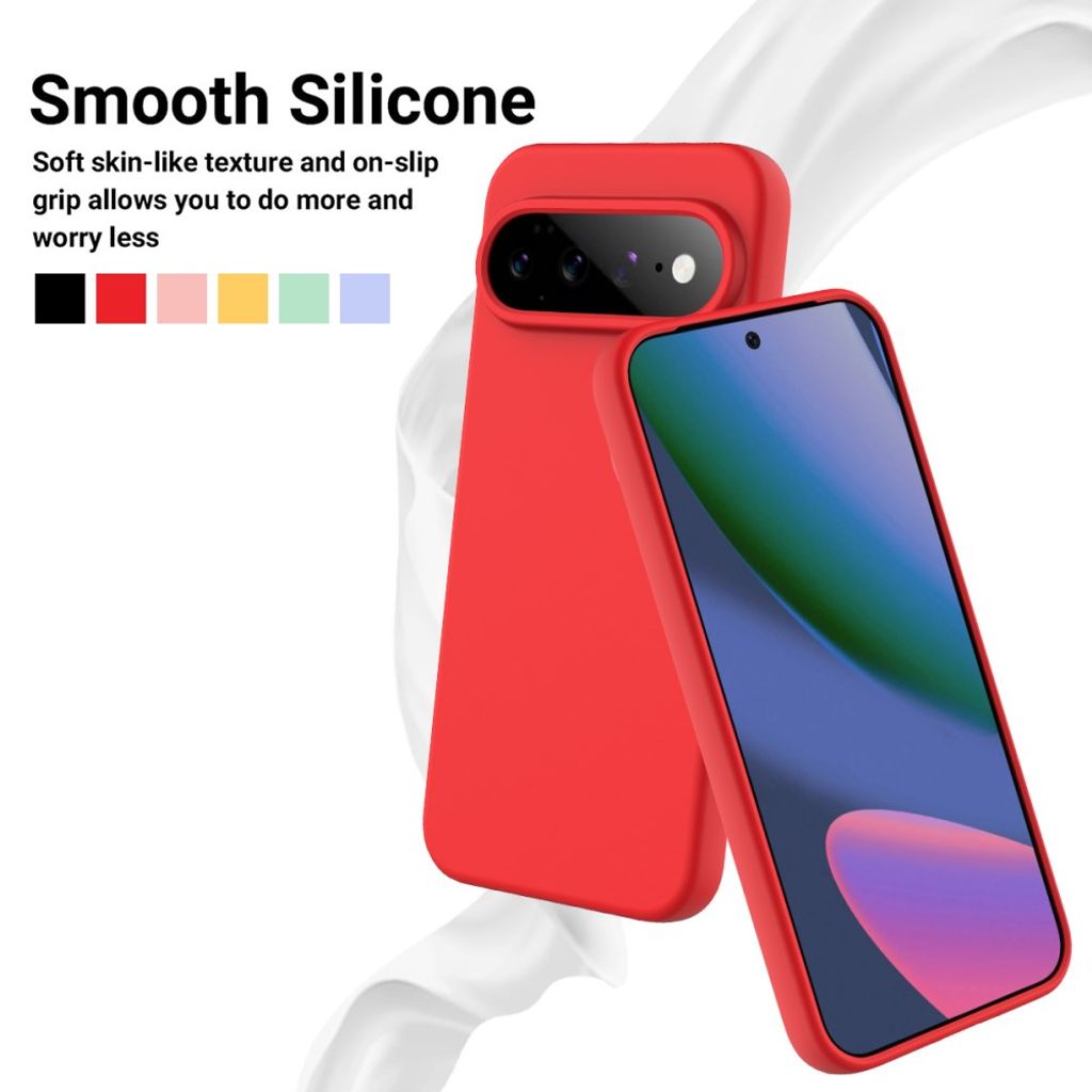 Google Pixel 11 Pro XL Deksel I Silikon - Rød