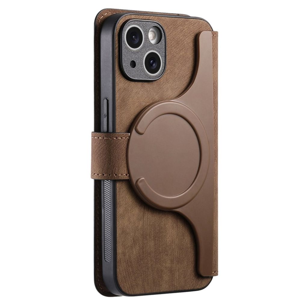 Caseneo MW-03 iPhone 13 Wallet Cover – Brown