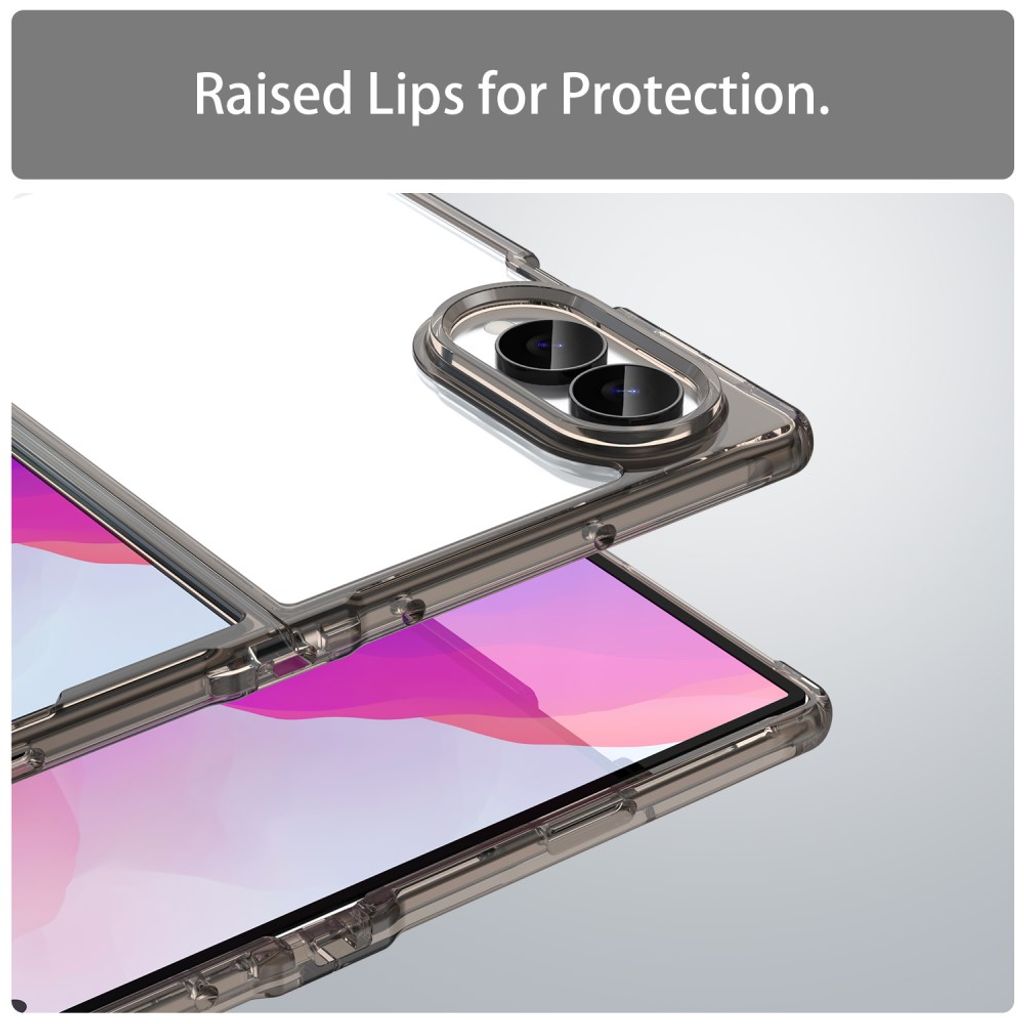 Samsung Galaxy Z Fold8 Cover med akrylbagside - Sort