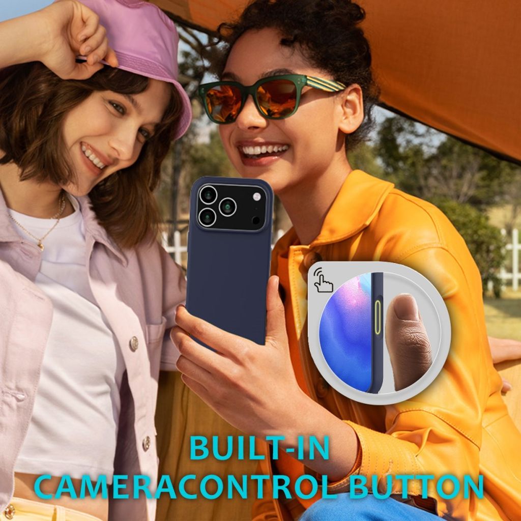 iPhone 17 Pro Max Silicone Phone Case - Dark Blue