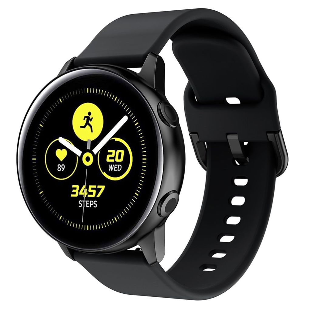 Garmin Vivomove/Forerunner 245/645 etc. Klockarmband Silikon – Svart