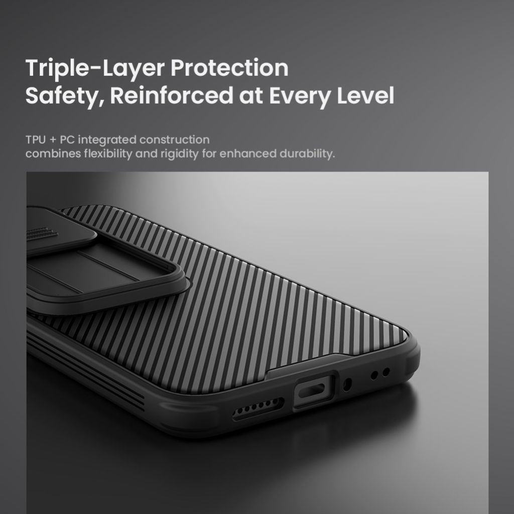 NILLKIN Xiaomi 17T Pro Camshield Pro Kuori Kamerasuojalla - Musta