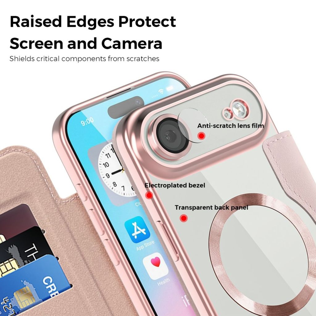 iPhone 17 Air Etui med MagSafe - Lyserød