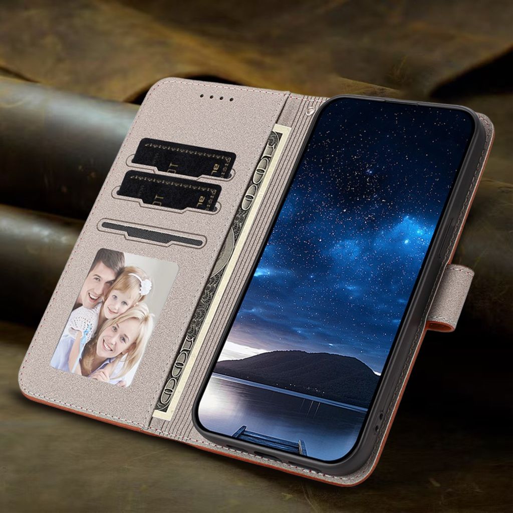 Xiaomi Redmi A5 4G Wallet Cover with Stand – Coffee