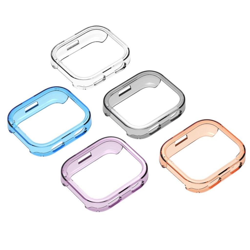Huami Amazfit Bip Max Rammebeskytter TPU - Gjennomsiktig Lilla