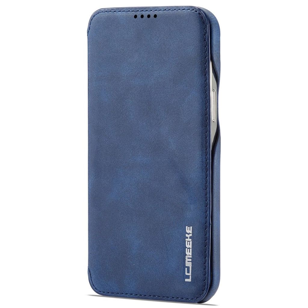 LC.IMEEKE iPhone 14 Pro Max Wallet Cover Magnetic - Blue