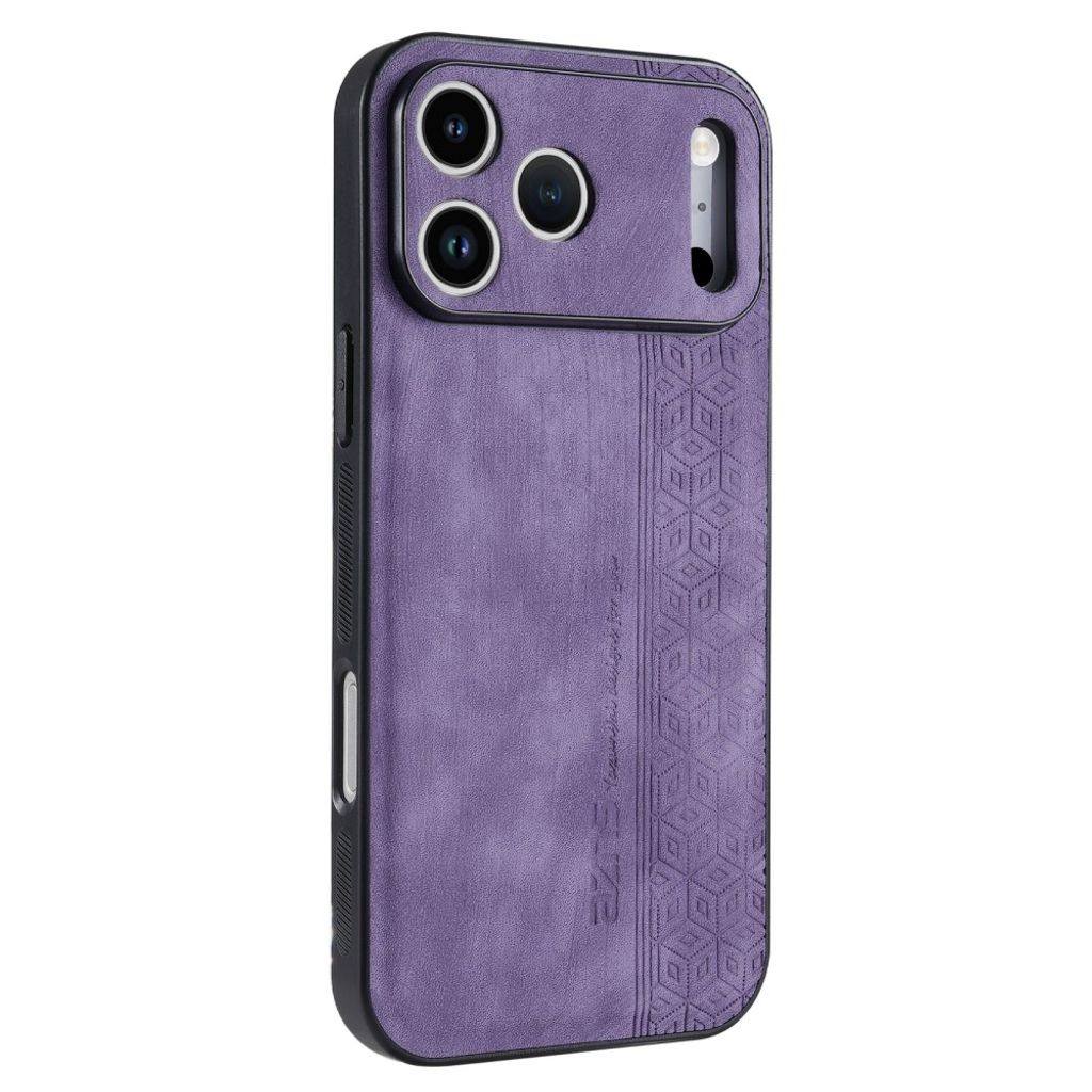 iPhone 18 Pro/17 Pro Skal PU-läder - Lila