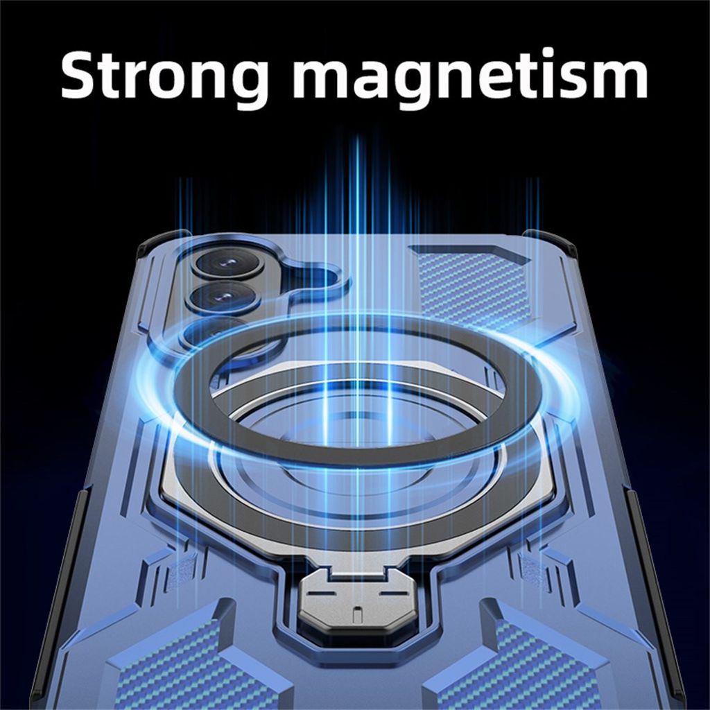 Samsung Galaxy A37 5G Magnetisk Stativdeksel - Svart