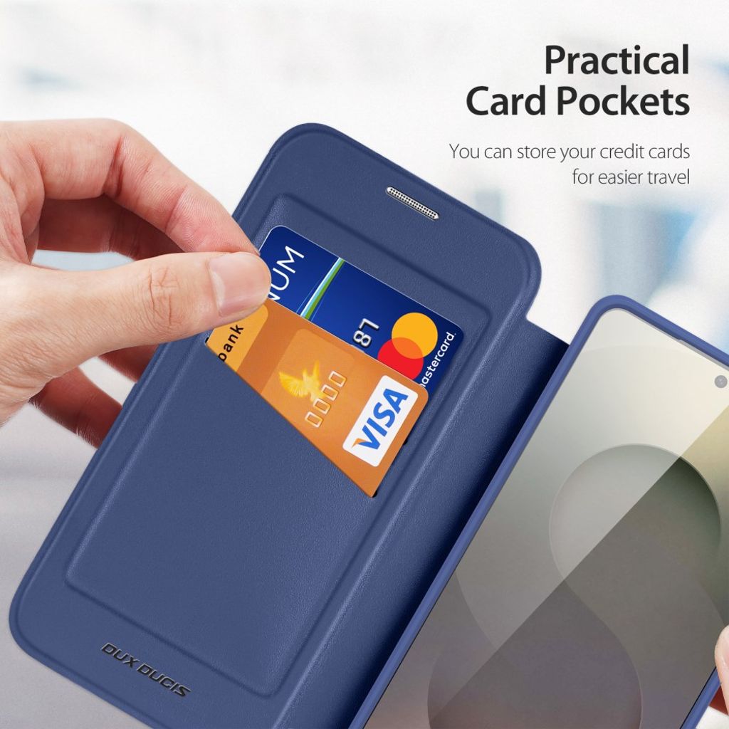 DUX DUCIS Samsung Galaxy S26 Ultra MagSafe Plånboksfodral – Blå