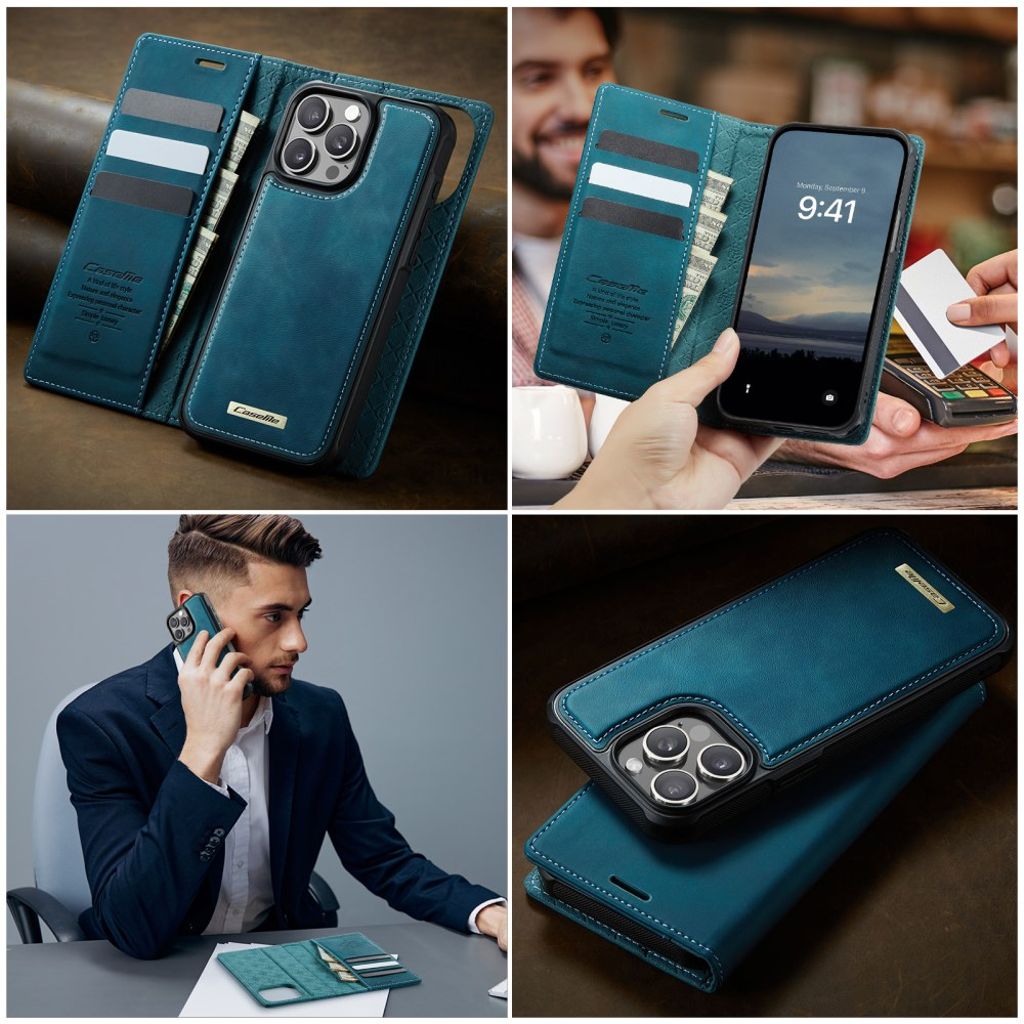 CASEME iPhone 15 Pro Max Kotelo MagSafe - Vihreä