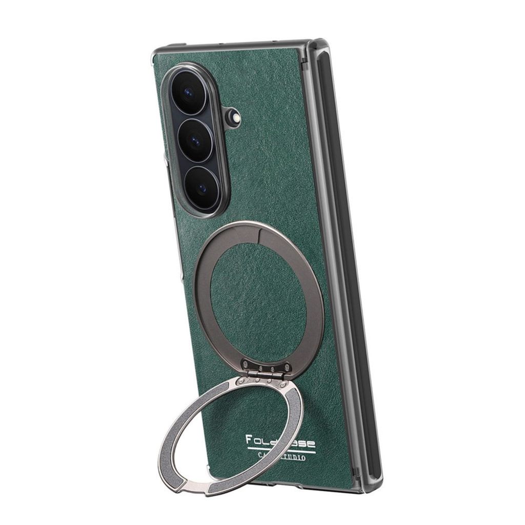 Samsung Galaxy Z Fold8 Ultra MagSafe kuori rengasjalustalla - Vihreä