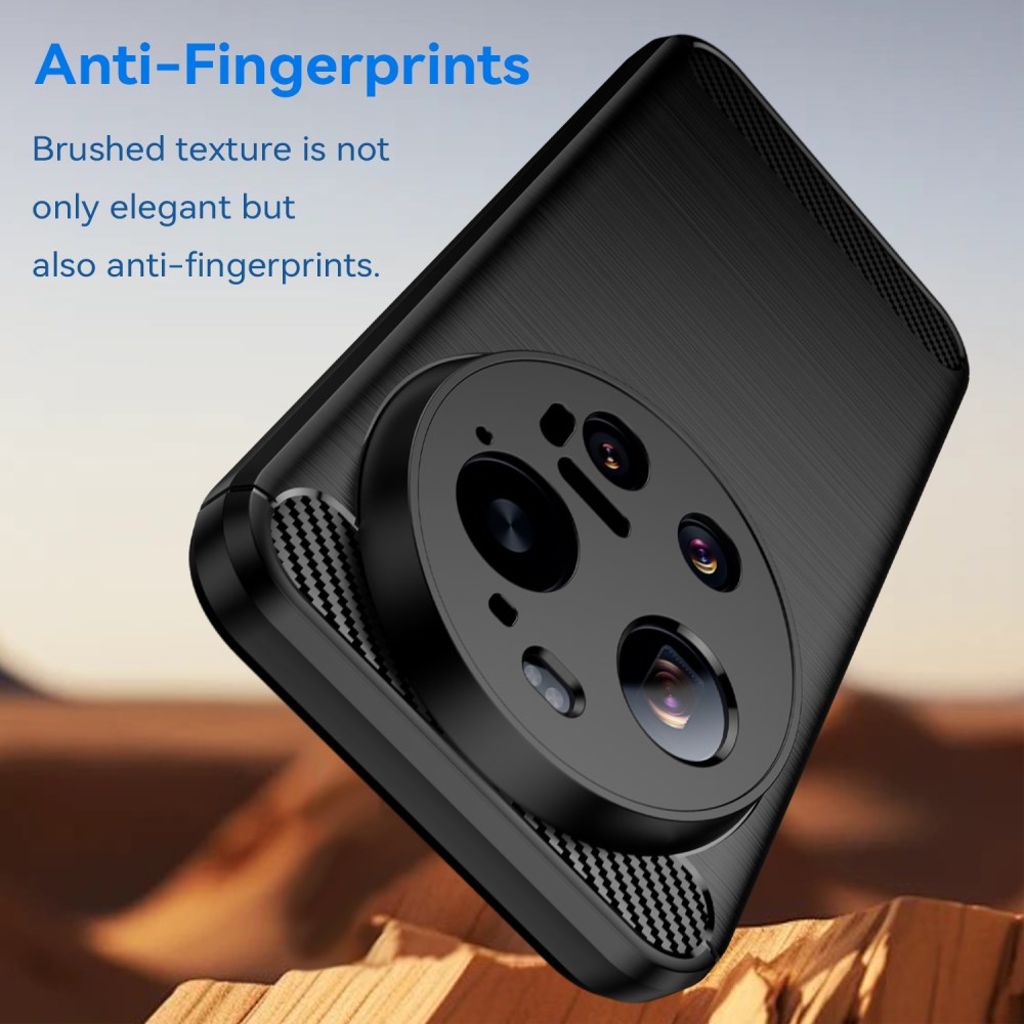 Xiaomi 17 Ultra 5G Deksel Karbonfibertekstur TPU - Svart