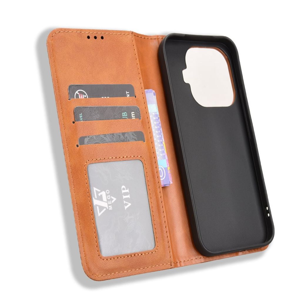 Xiaomi 17T Lompakkokotelo PU nahka - Ruskea