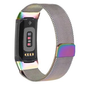 KALEBOL Fitbit Charge 6/5 Klokkereim i rustfritt stål - Flerfarget