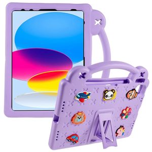 iPad A16 11" 2025/10.9" 2024 Børnecover med standfunktion - Lilla