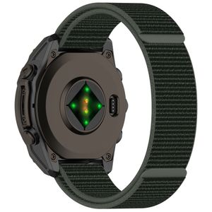 Garmin Quatix 8/Fenix 8/7X etc. Klockarmband Nylon – Grön