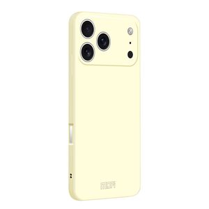 MOFI iPhone 18 Pro Max Kuori Silikoni - Valkoinen