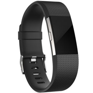 Fitbit Charge 2 Klokkereim Silikon – Svart