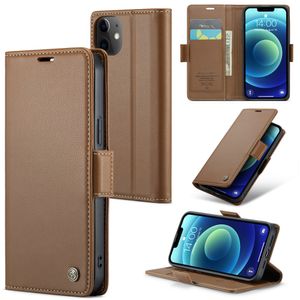 CASEME iPhone 12 Mini Wallet Cover with Stand - Brown