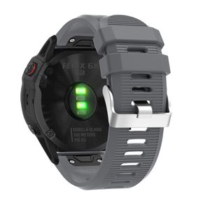 Garmin Fenix 7X/6X/5X etc. Urrem med Metalspænde - Grå