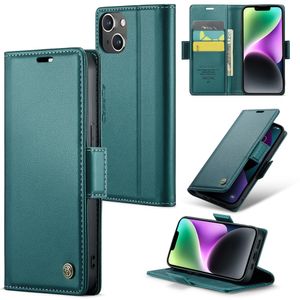 CASEME iPhone 14 Lommeboketui RFID-blokkerende – Grønn