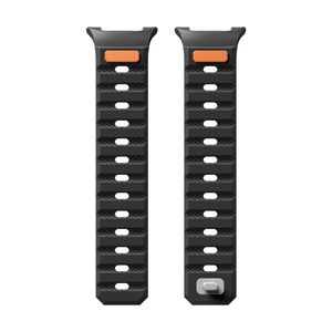 Samsung Galaxy Watch9/9 Classic/8/8 Classic Magnetisk silikon klokkerem - Svart