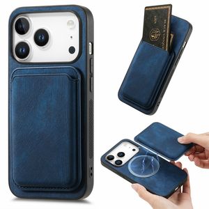 iPhone 18 Pro & iPhone 17 Pro Cover 2-i-1 med Aftagelig Kortholder MagSafe - Blå
