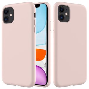 iPhone 11 Silikoni Kuori - Vaaleanpunainen