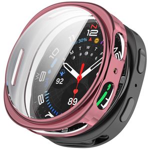 Samsung Galaxy Watch9 40mm TPU-deksel med skjermbeskytter - Rosa
