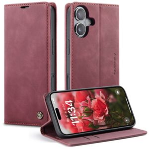 CASEME iPhone 17 Plånboksfodral med Kortfack - Röd