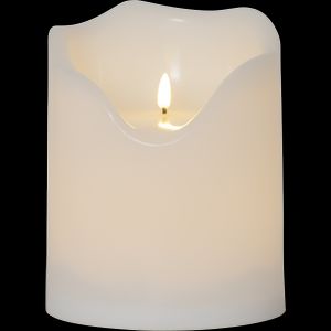 LED-KYNTILÄNLIEKKI GRAND VALKOINEN / 20 CM / AJASTIN / ULKOKÄYTTÖÖN