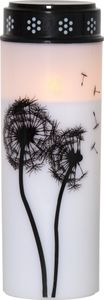 LED GRAVLJUS DANDELION / 21cm / BATTERI / TIMER / UTOMHUS