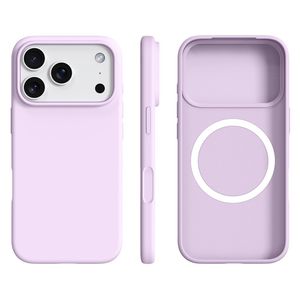 iPhone 18 Pro Max/17 Pro Max MagSafe Skal i silikon - Lila