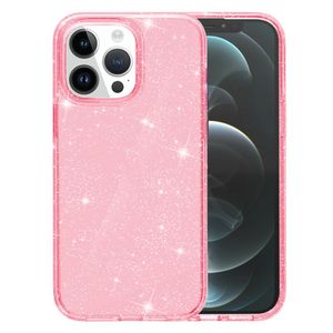AMORUS iPhone 12 Pro Max Cover Glitter - Lyserød