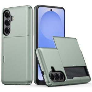 AMORUS Samsung Galaxy S26 Plus Case Card Holder - Green