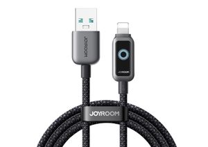 Joyroom USB-A til Lightning Hurtigladekabel 3A, 1,2m - svart