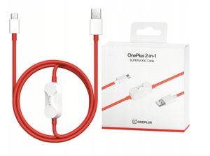 OnePlus DL162 USB-A till USB-C / Pogo Pin-kabel – Röd