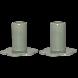 Star Trading ljushållare Bloom 2-pack – grön