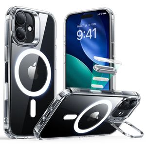 ESR Classic Hybrid Kickstand MagSafe Case for iPhone 17 - Clear